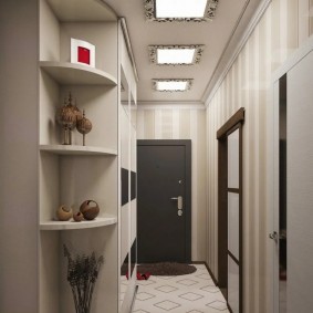 узкий коридор в квартире варианты