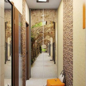 узкий коридор в квартире идеи декора