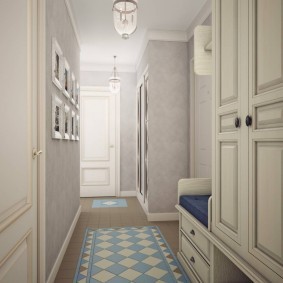 узкий коридор в квартире виды дизайна