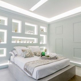 освещение в спальне дизайн идеи