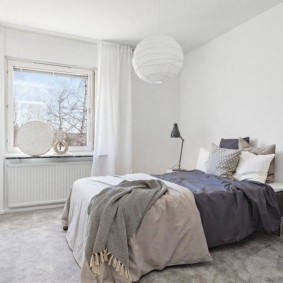 Оформление интерьера спальни в скандинавском стиле