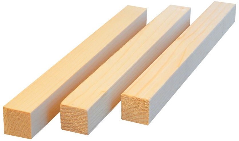 Строганные деревянные бруски для рамки