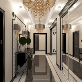 Дизайн коридора в стиле арт-деко