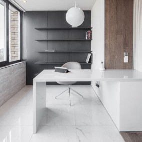 Домашний кабинет в стиле минимализма