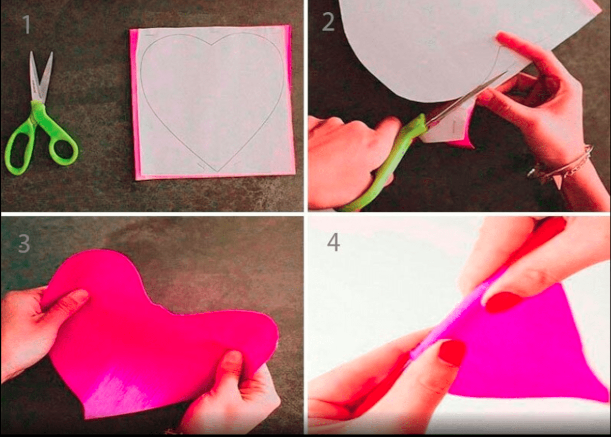 Как делать большой цветок из гофрированной бумаги пошагово